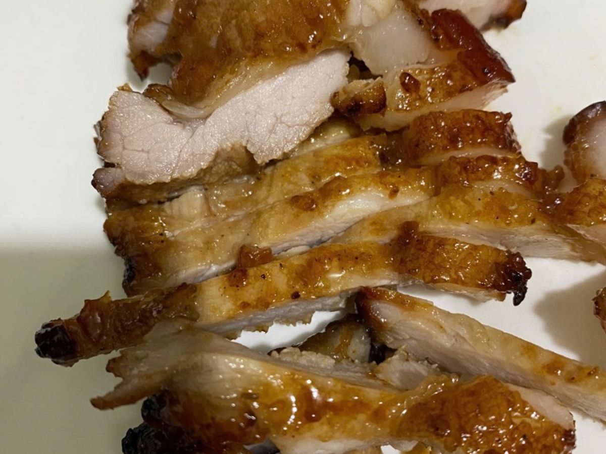 Thịt lợn nướng nồi chiên không dầu