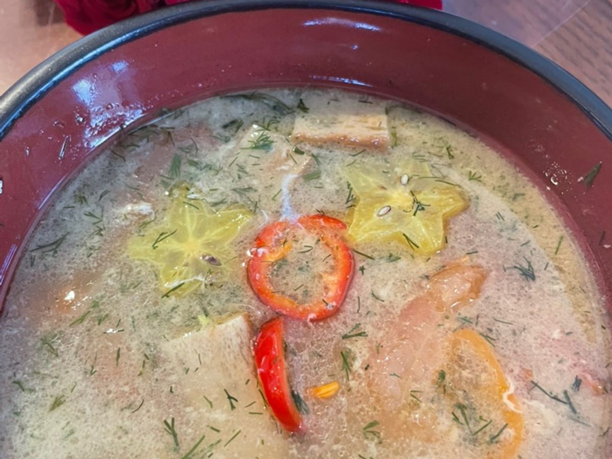 Canh khế chả cá