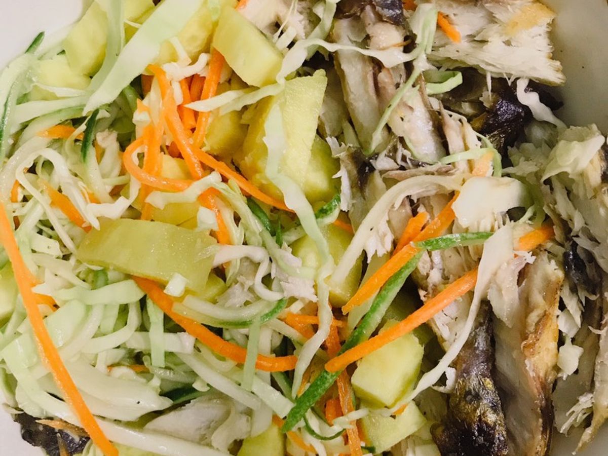 Salad cá thu eat clean