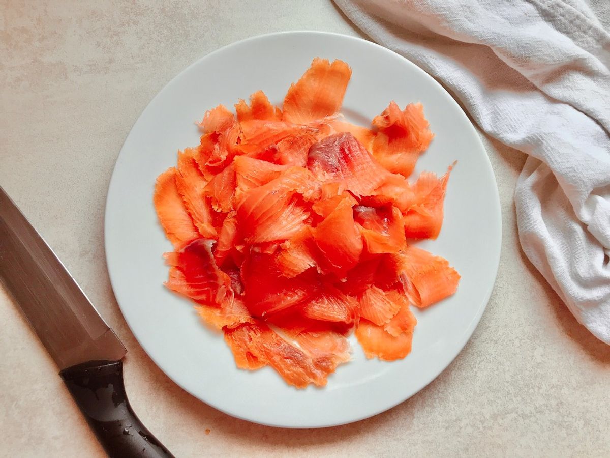 Cá Hồi Xông Khói Nguyên Tảng - Smoked Salmon
