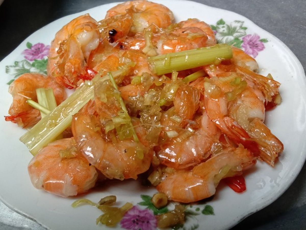 Tôm rang sả