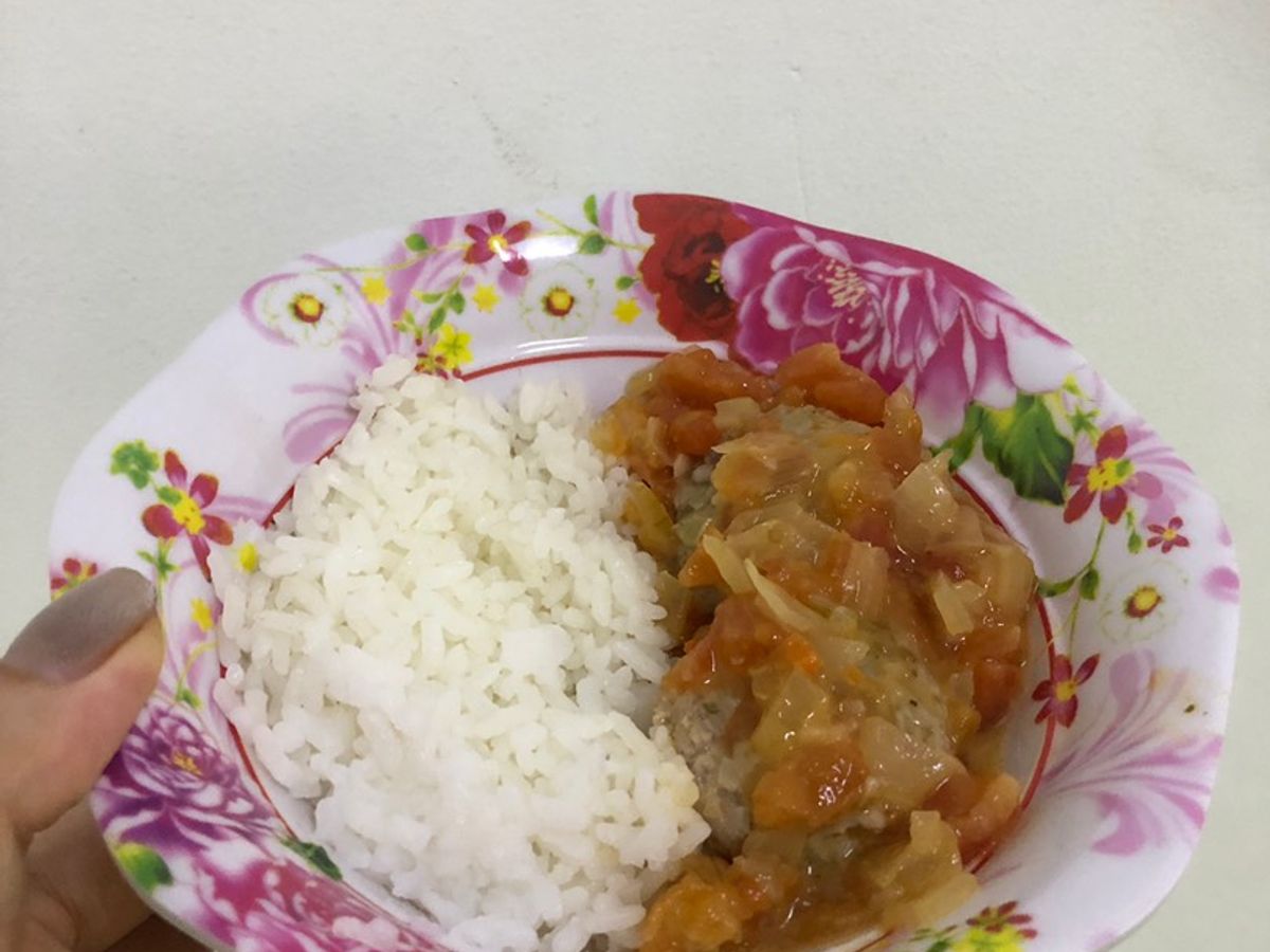 Thịt viên sốt cà chua