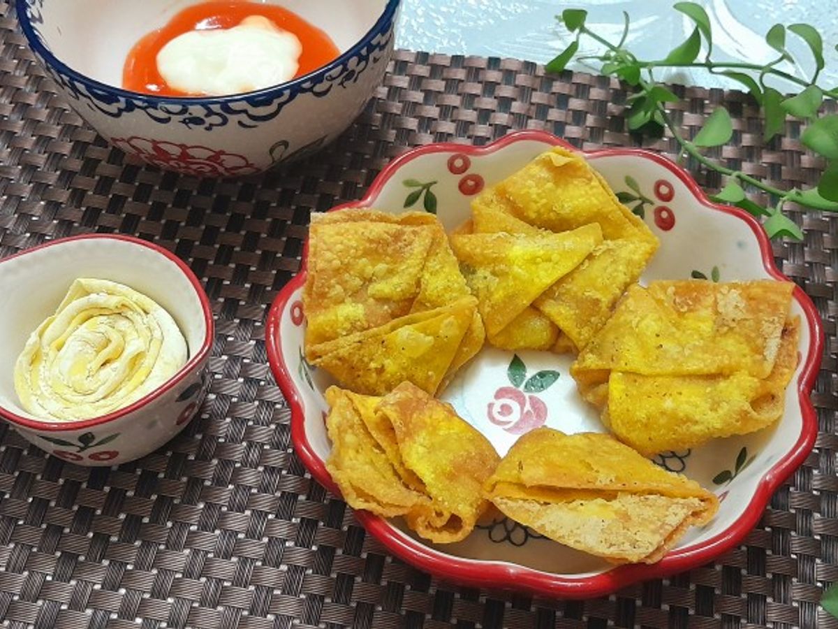 Hoành thánh chiên - món ăn vặt dễ làm