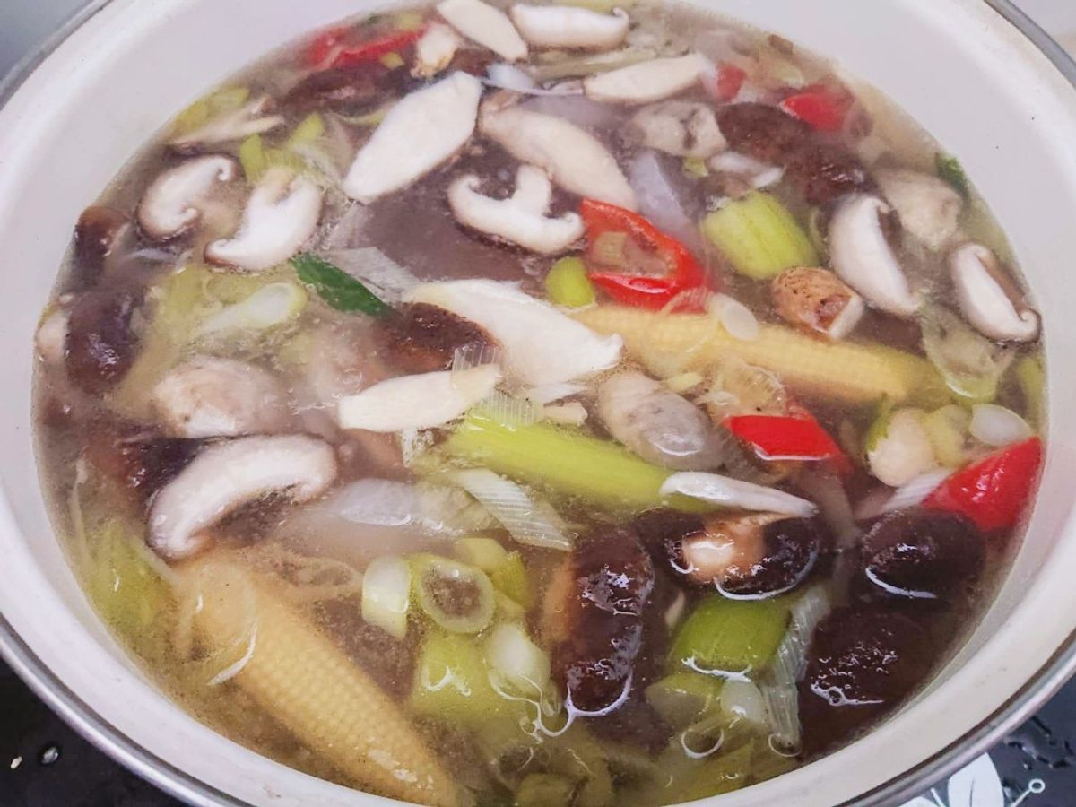 Lẩu nấm chay