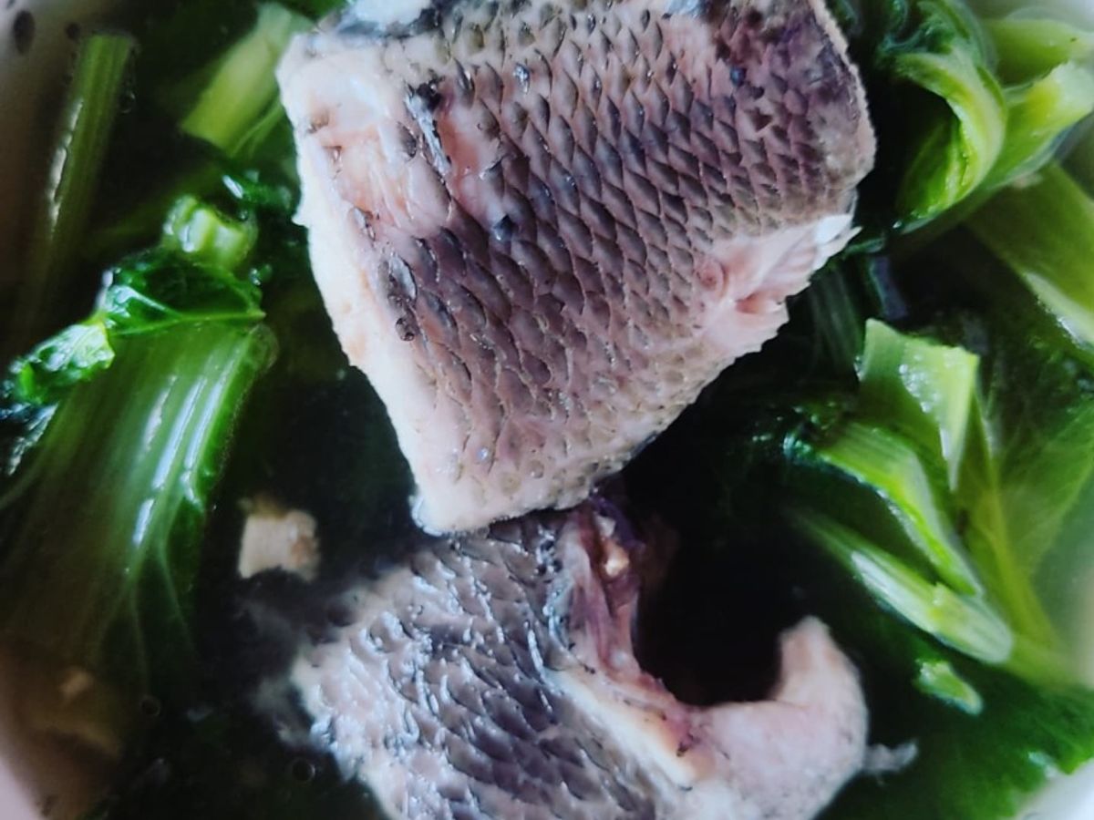 Canh cá rô cải bẹ xanh 💚