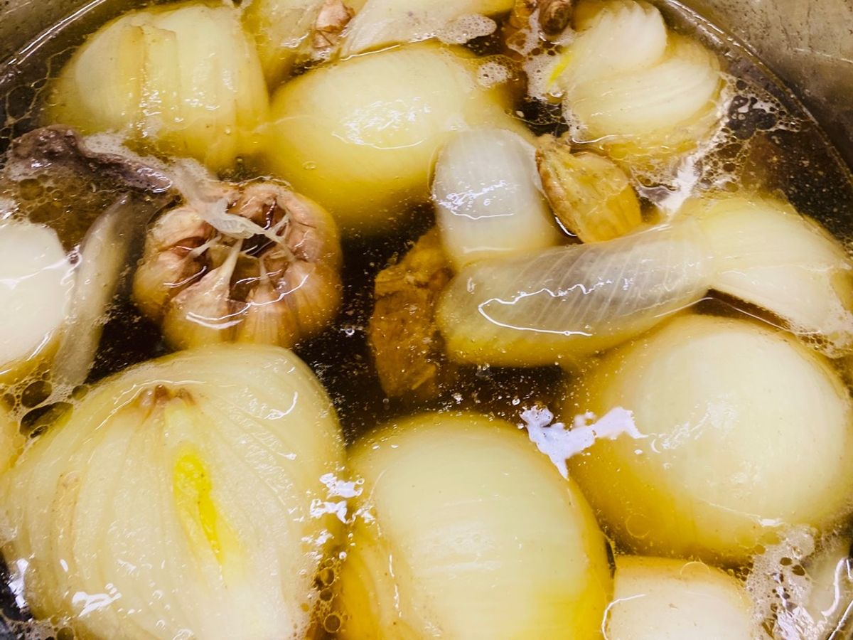 Canh sườn bò hầm kiểu Hàn