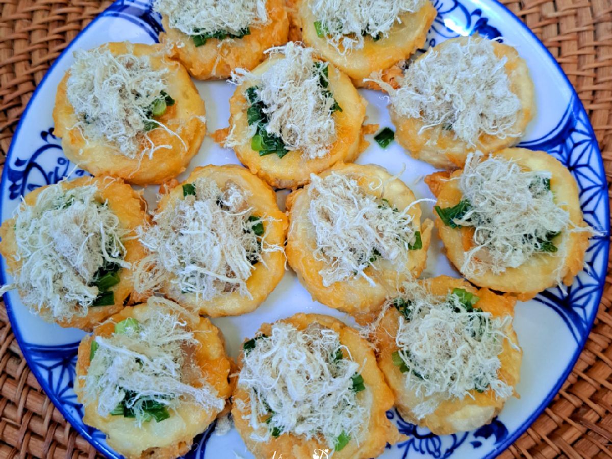 Đậu hũ non chiên chà bông