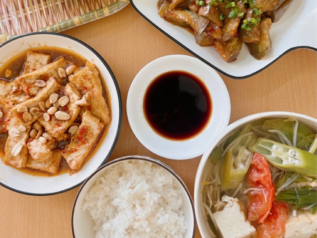 Bữa cơm chay đơn giản ngon miệng