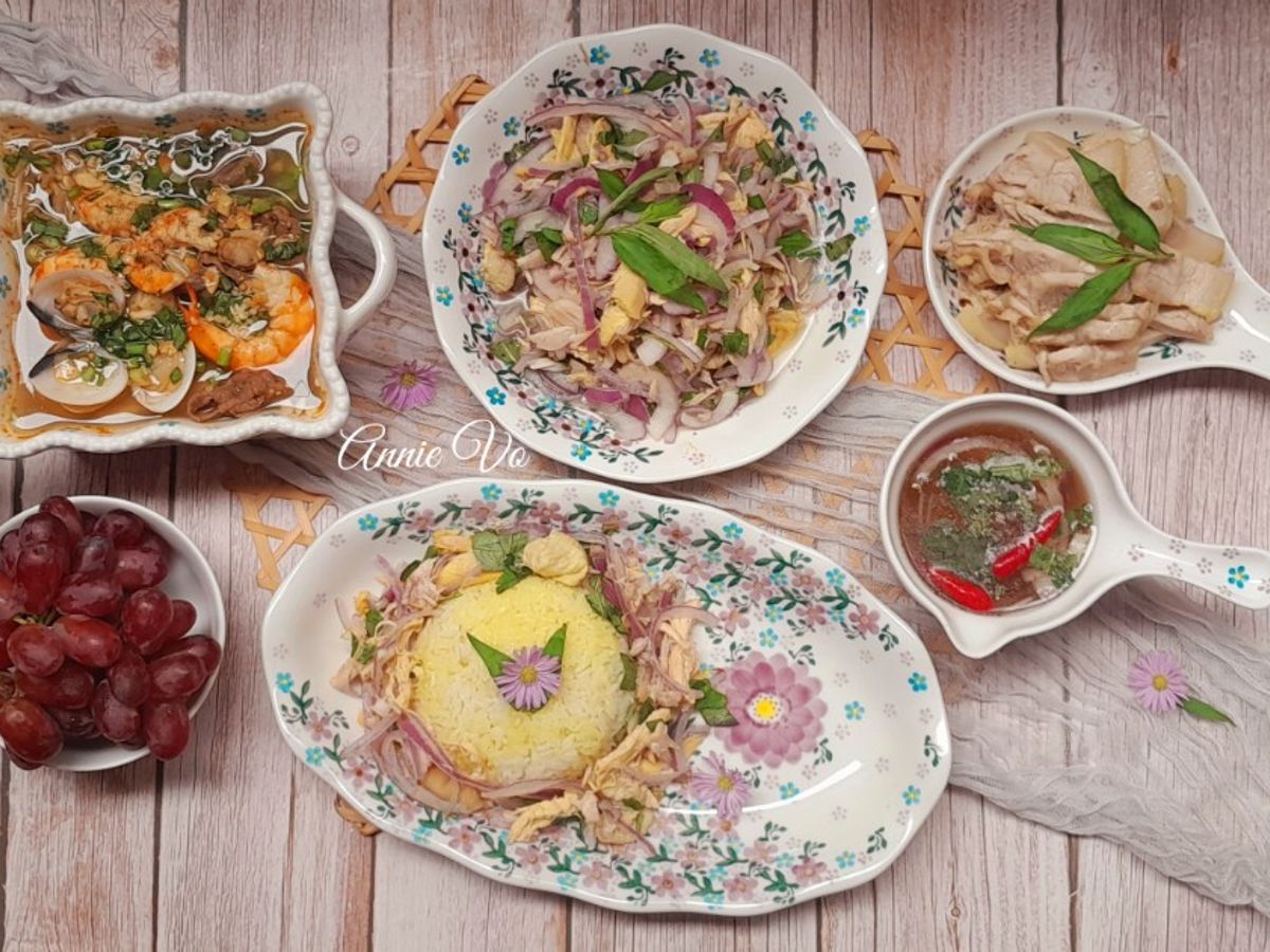 Bữa cơm gà đổi vị ngon miệng