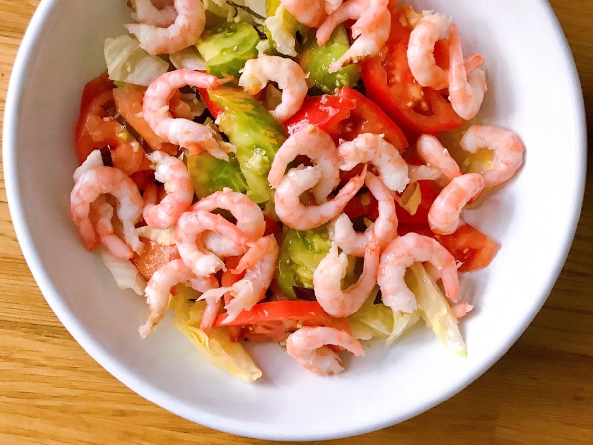Salad Cà Chua Tôm Biển