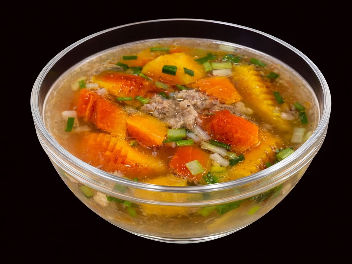 SP.0801 - Canh Đu Đủ Thịt Heo Xay