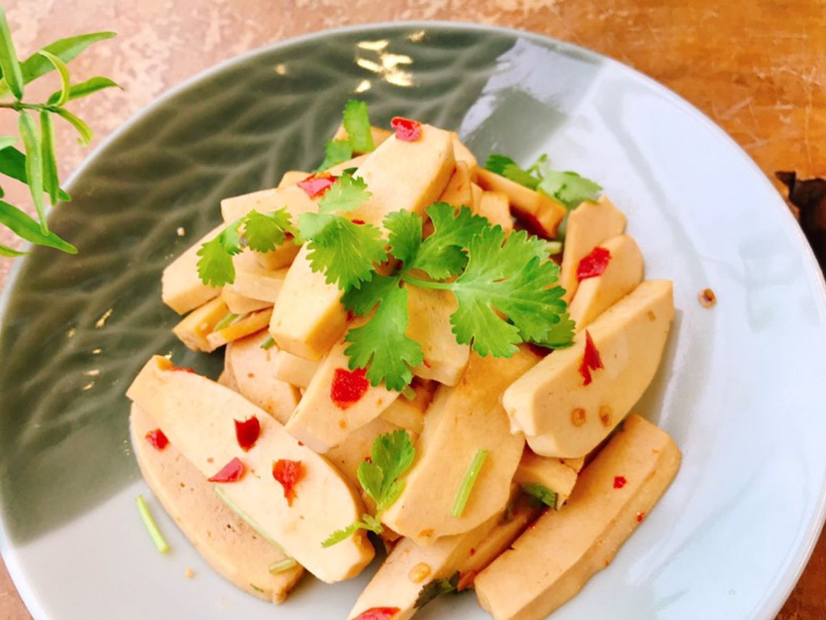 Đậu hũ Nhật xào cay