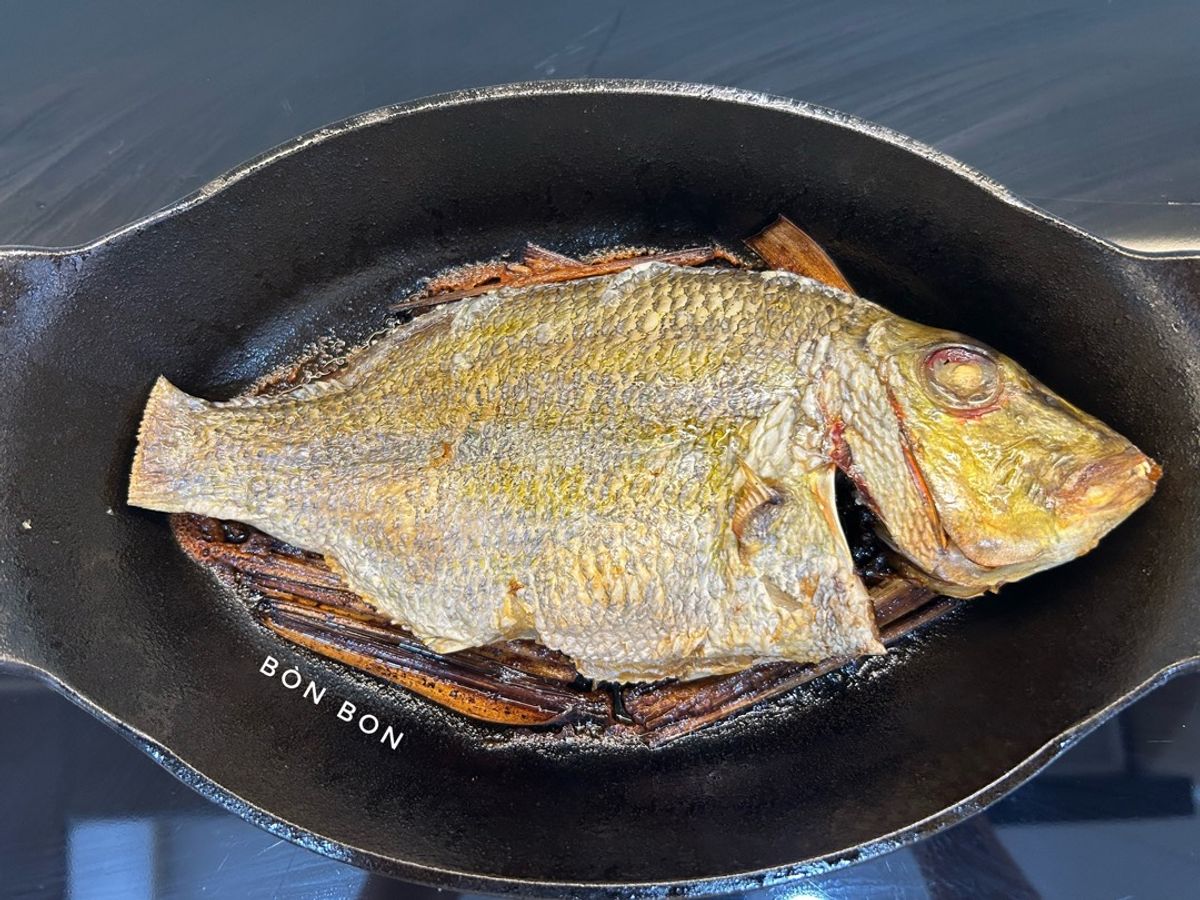 Cá Gáy (Cá Chép Biển) Nướng Sả
