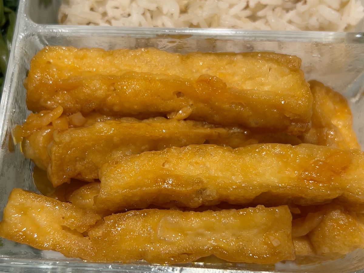 Đậu phụ chiên mắm tỏi