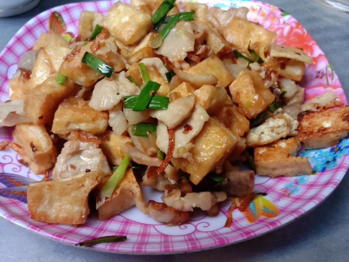 Thịt heo rang đậu