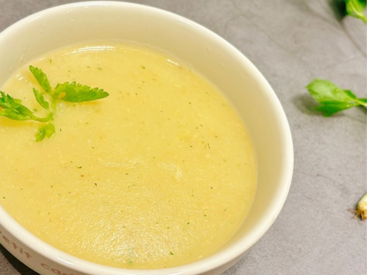 Soup khoai tây chân nấm