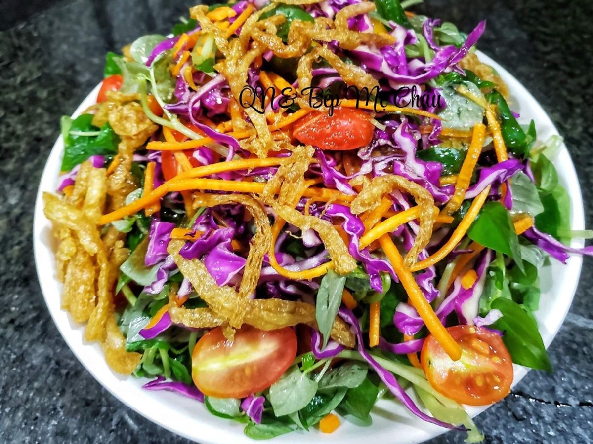 Gỏi rau càng cua chay