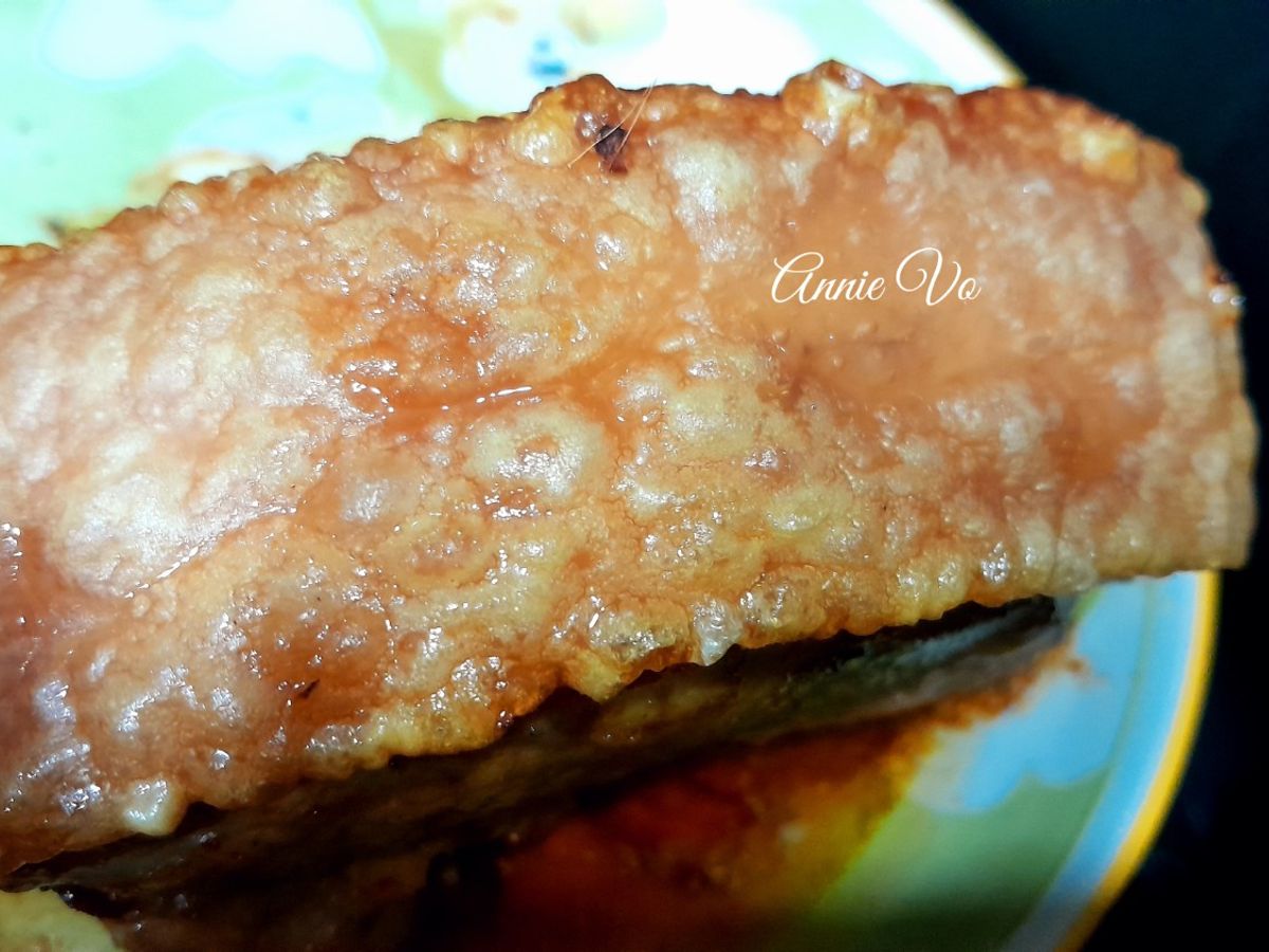 Heo quay giòn bì kiểu 3: không xăm bì hoặc ngâm giấm