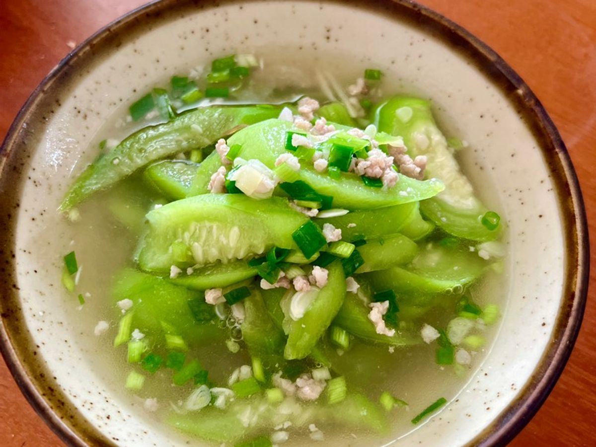 Canh Mướp Nấu Thịt Bằm