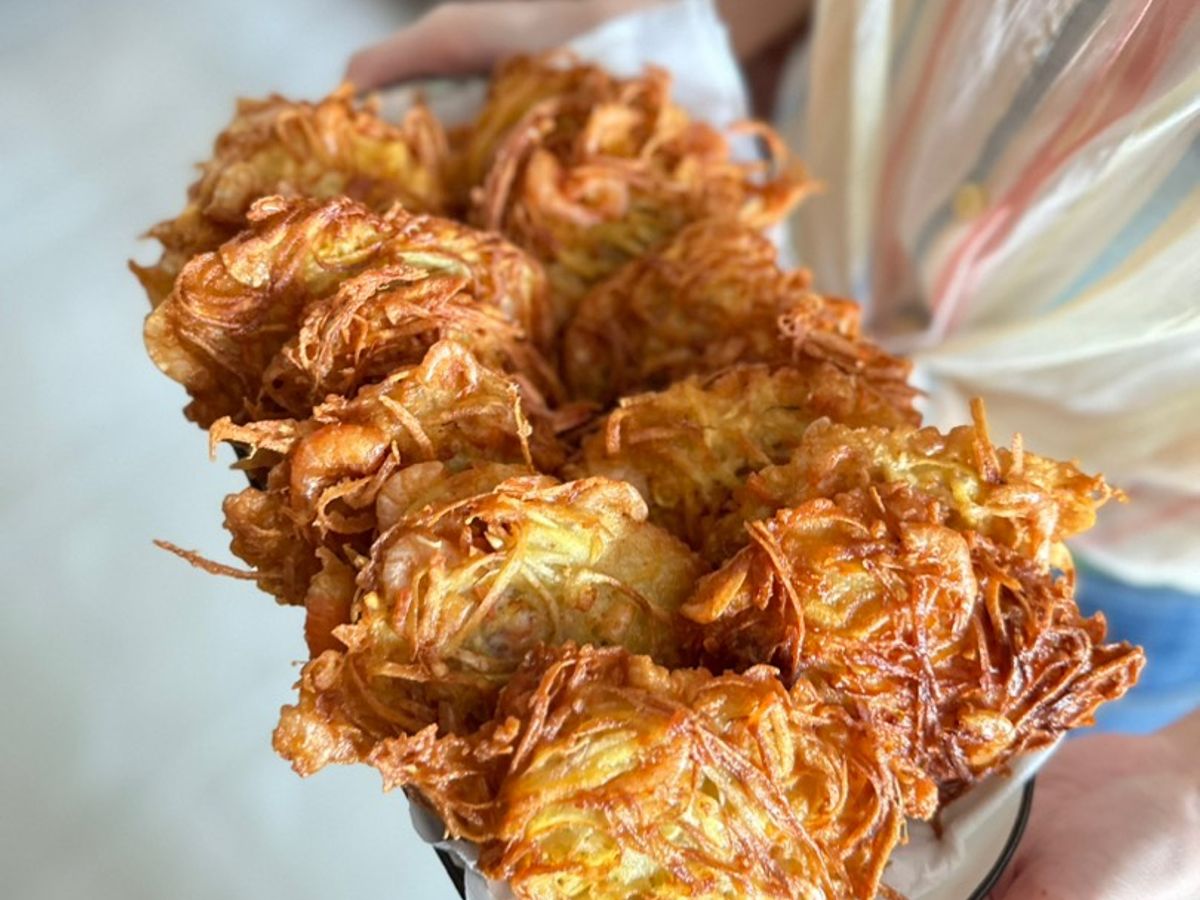 Tôm Khoai Lang chiên giòn