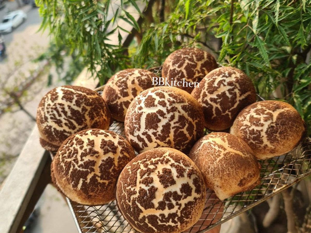 Mushroom Bun 🍄 bánh mì ngọt hình nấm 🍄