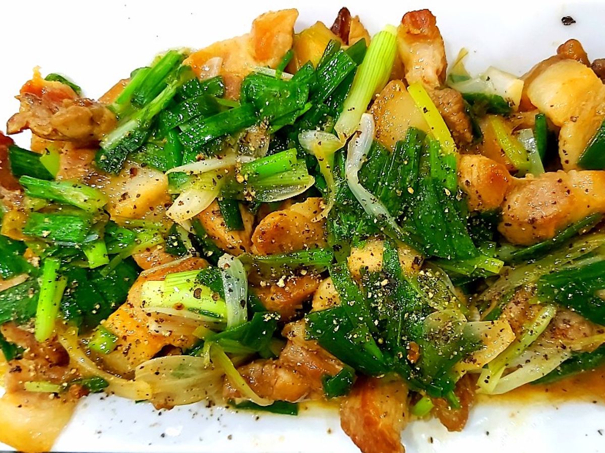Thịt rang hành