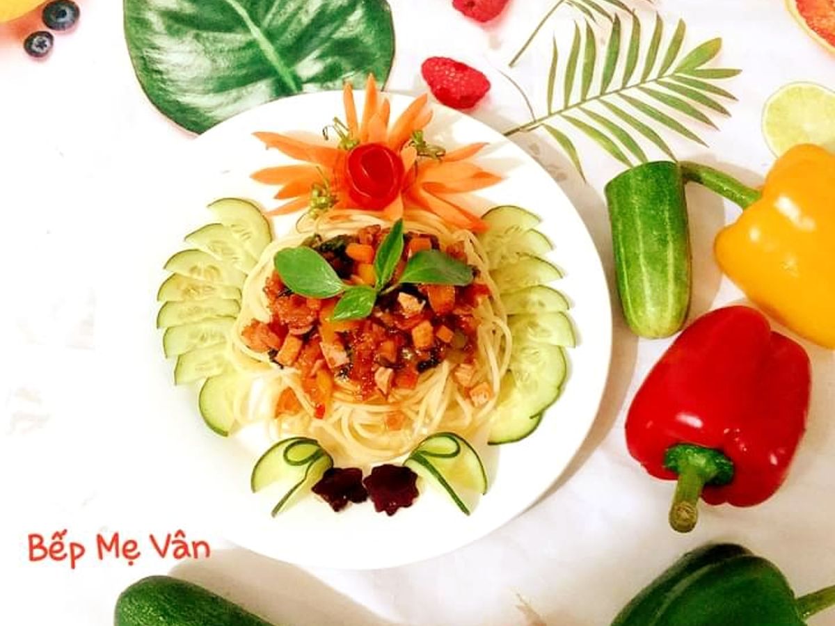 Mì Ý Spaghetti Xốt Nấm Chay