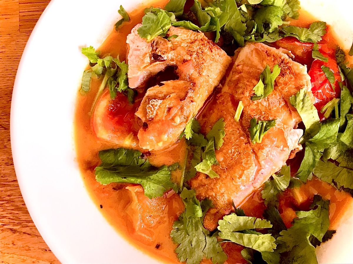 Cá Phèn Hồng Kho Cà Chua