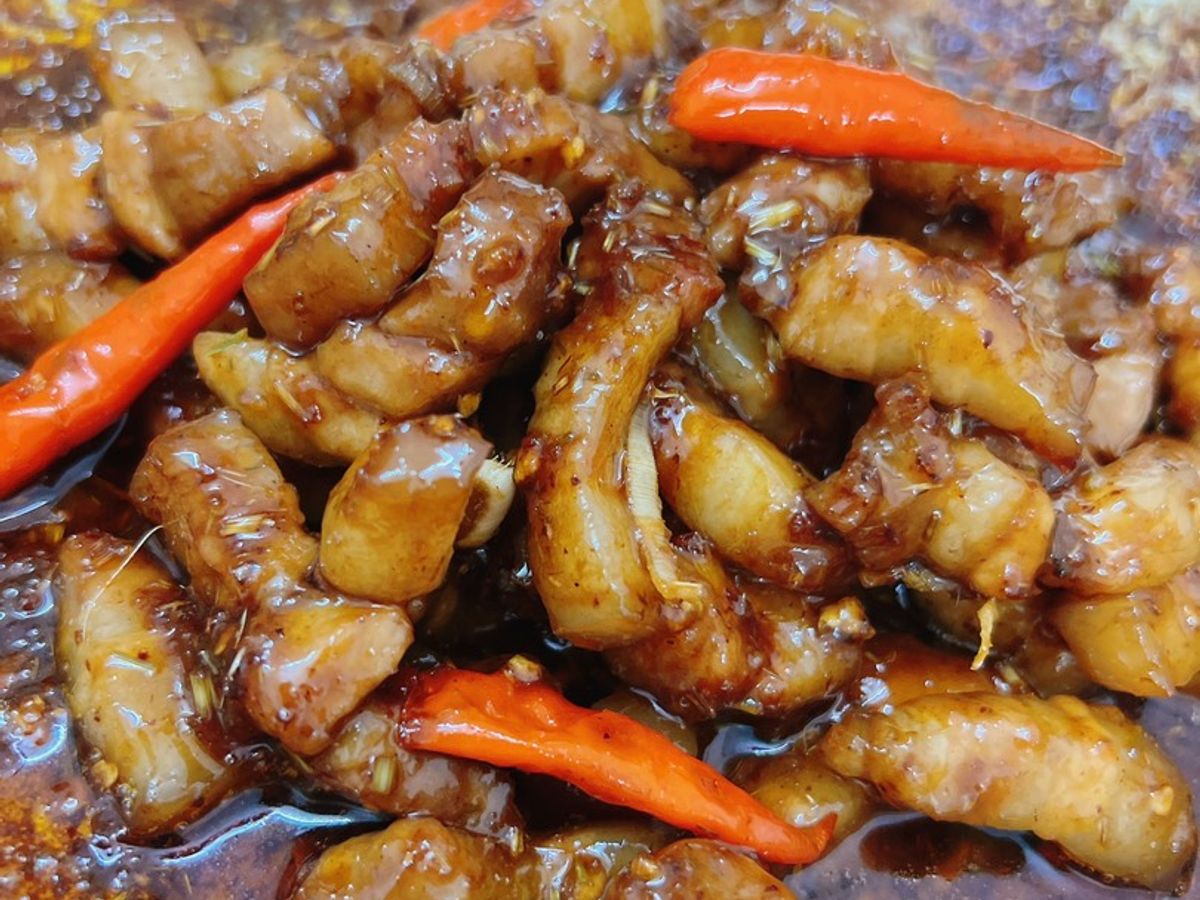 Thịt xào mắm ruốc