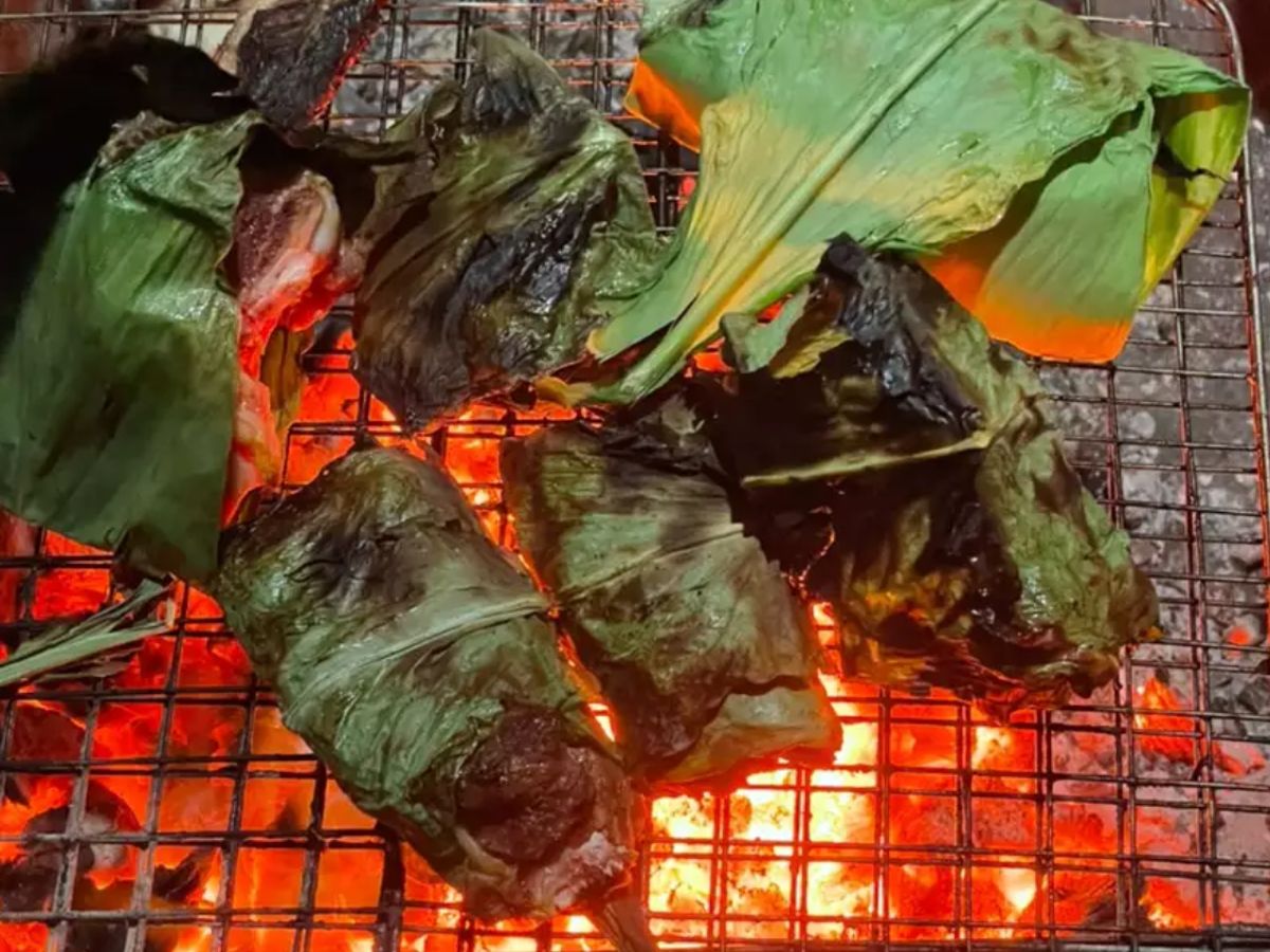 Sườn bò nướng lá nghệ