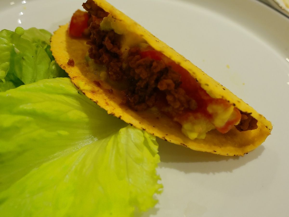 Tacos bò băm