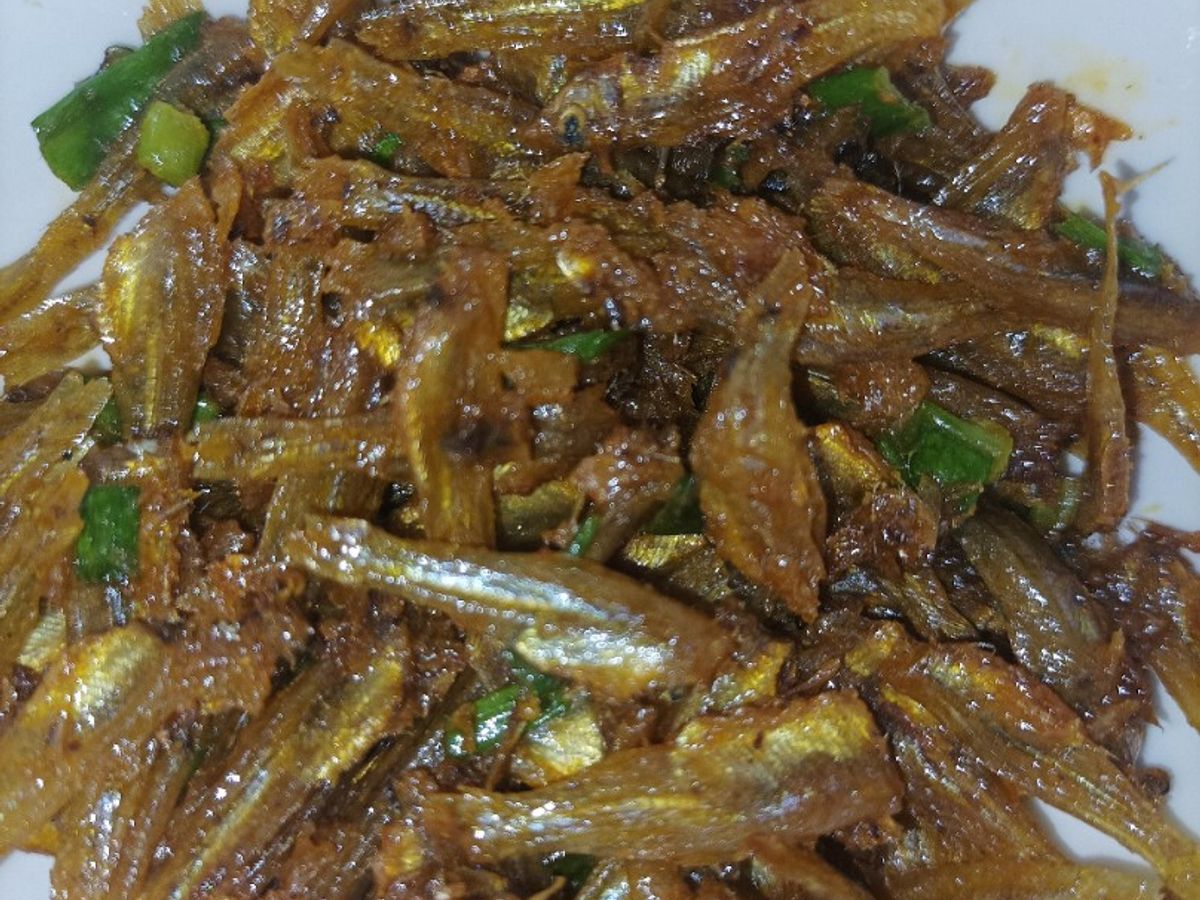 Khô cá cơm rim mặn ngọt siêu bắt cơm 😊