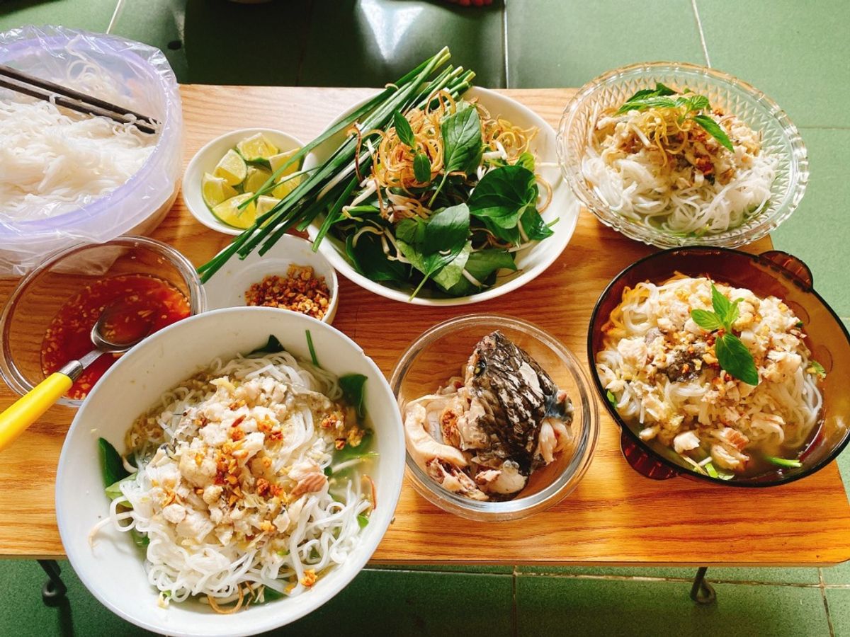 Bún cá lóc hương vị Khmer