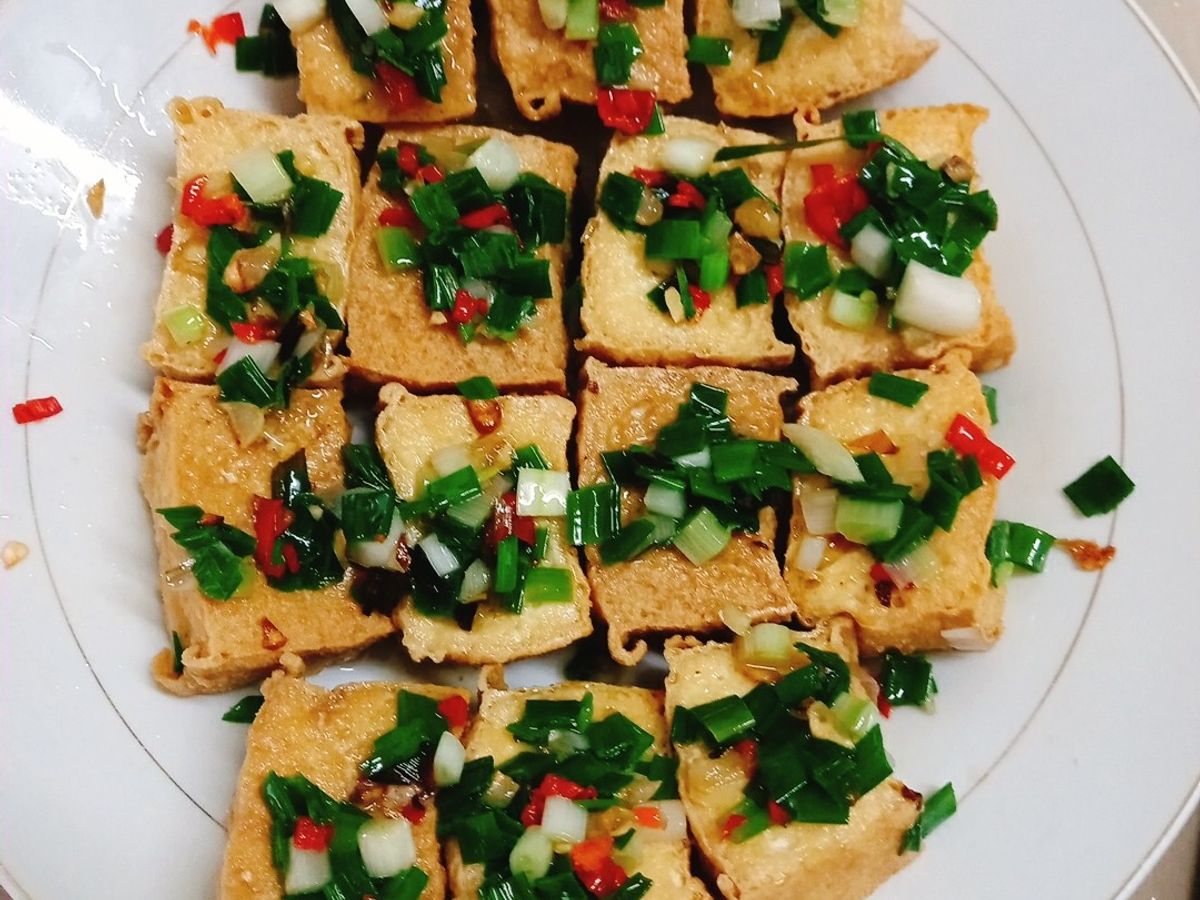 Đậu phụ tẩm hành