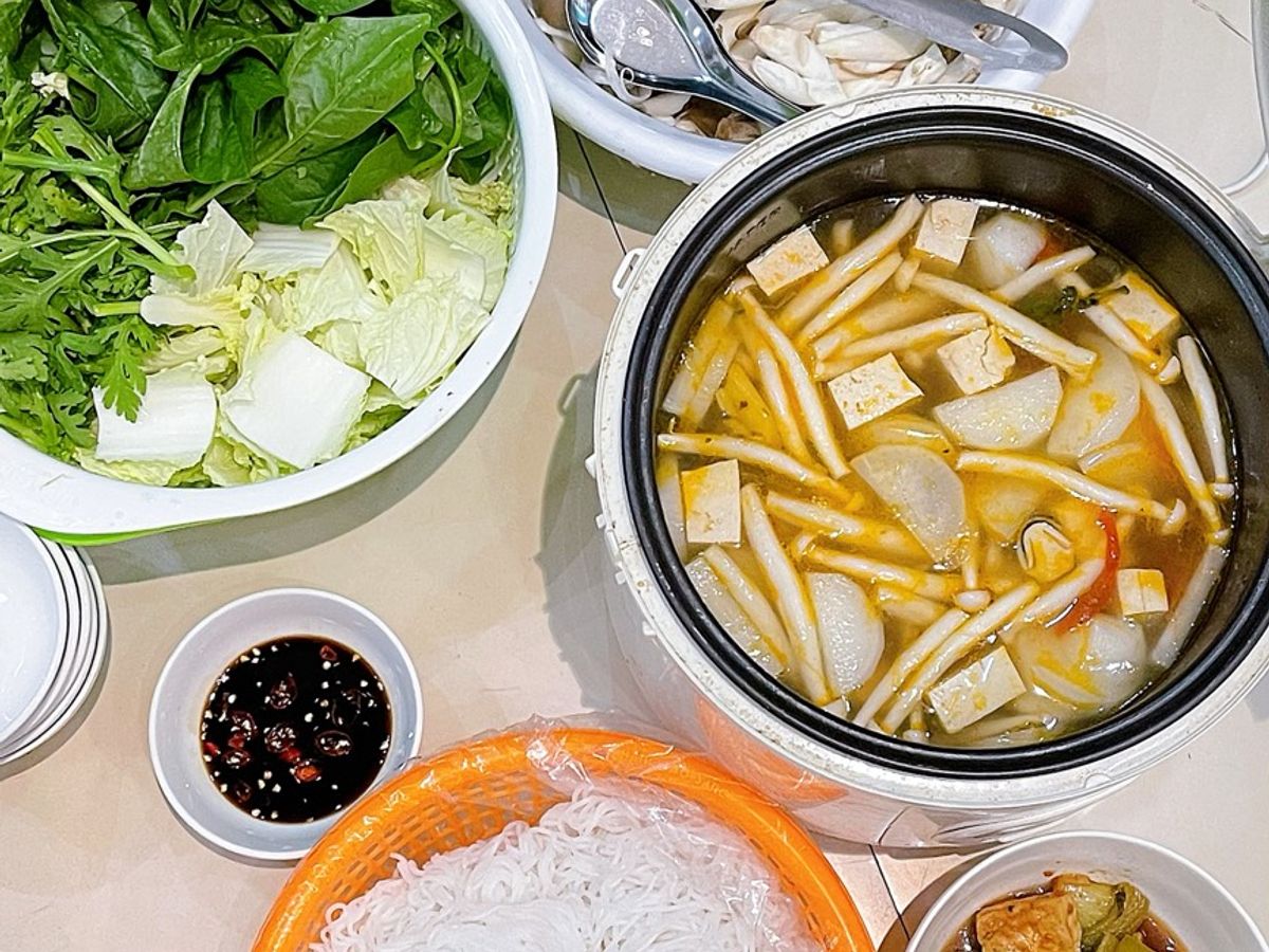 Lẩu nấm chay