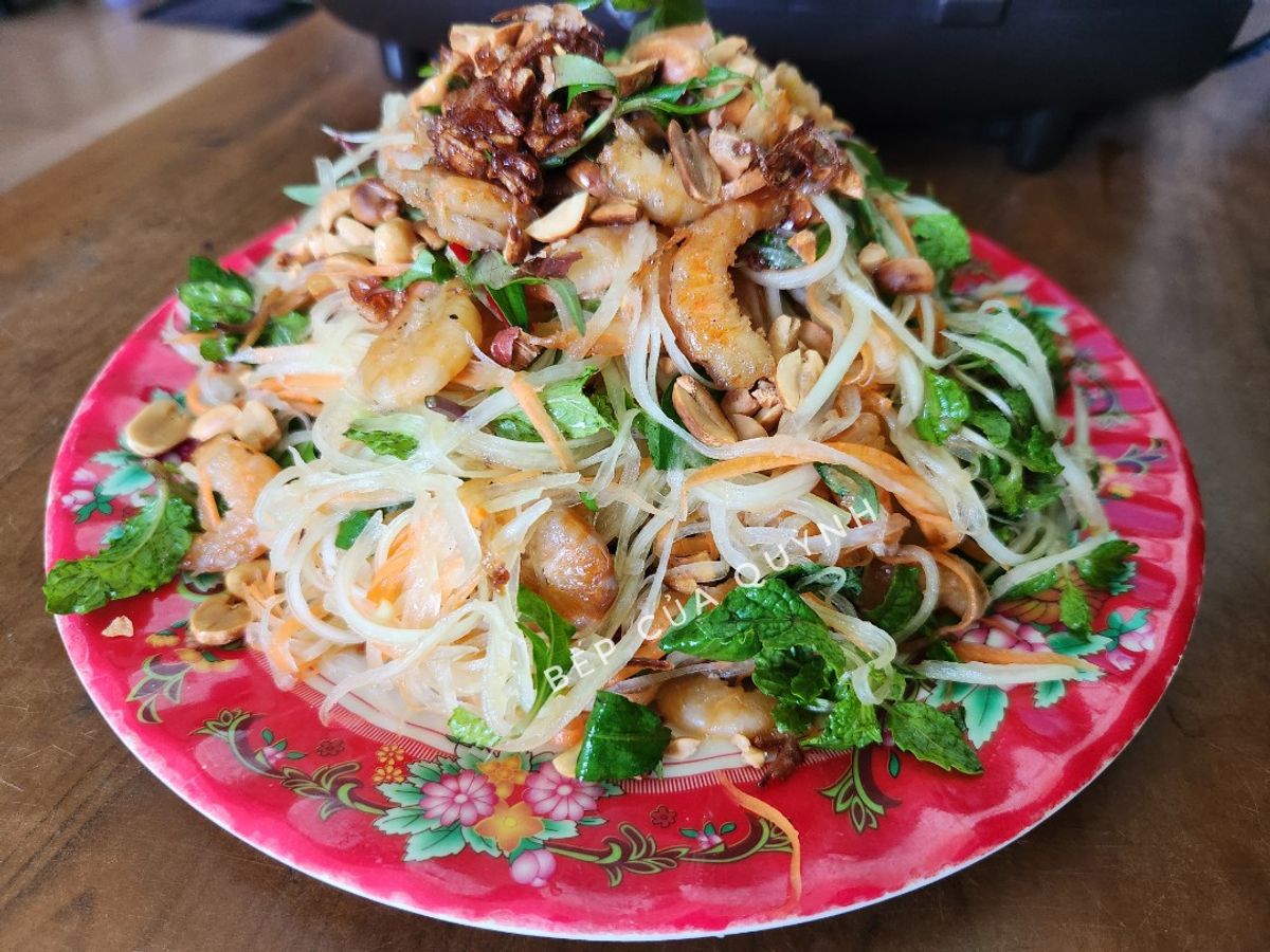 Gỏi đu đủ tôm khô