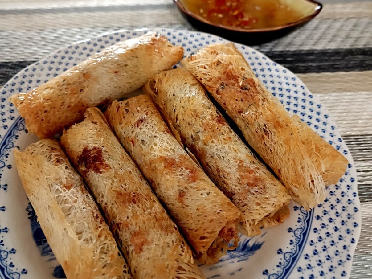 Chả Giò Rế Tôm Thịt với nckd