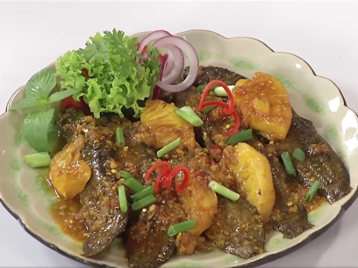 Cá trạch kho xả