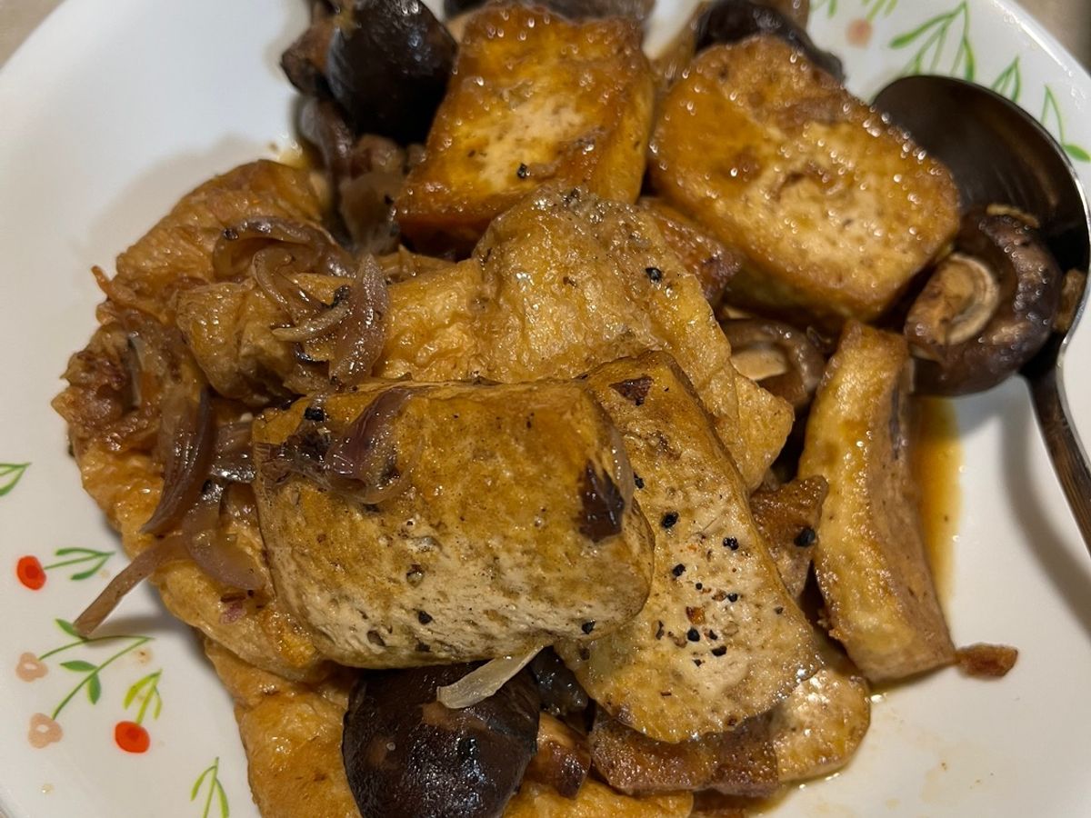 Đậu hũ kho nước tương
