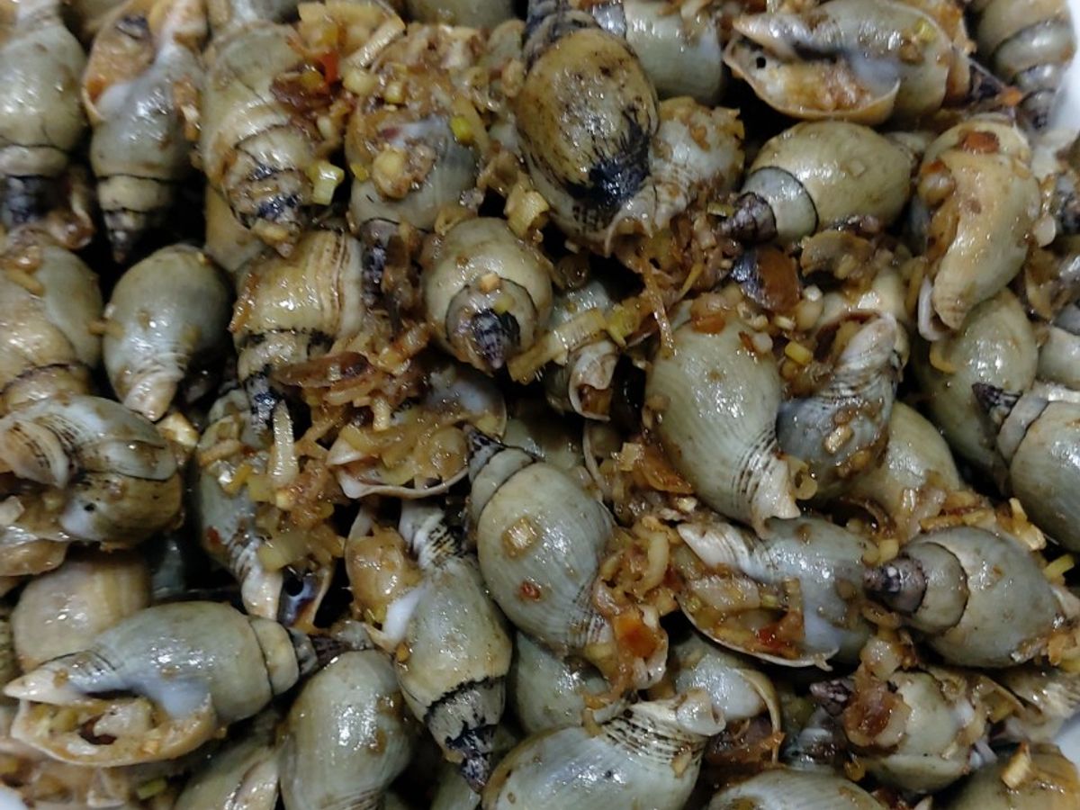 Cà na xào bơ sả, muối tôm