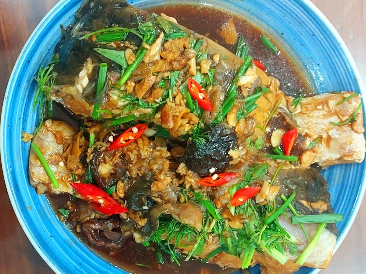 Cá hấp xì dầu