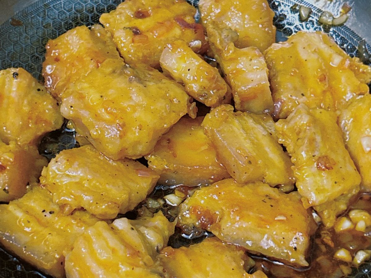 Ba chỉ sốt tắc (heo)