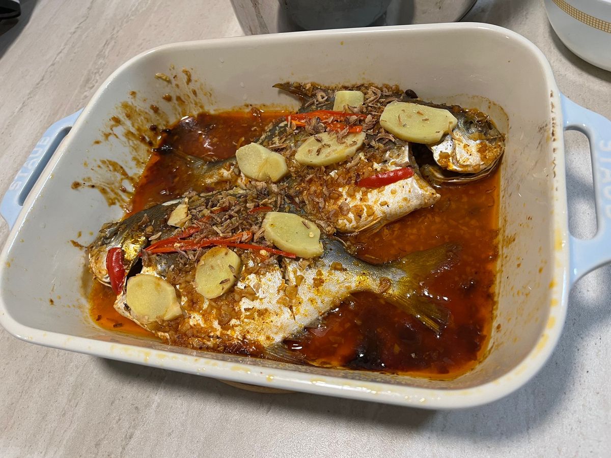 (Lò vi sóng) Cá chim sốt tương mận