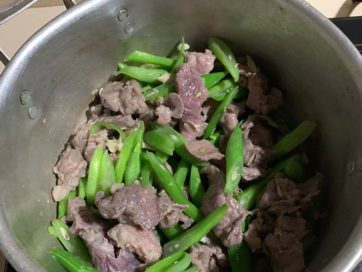 Bò xào đỗ