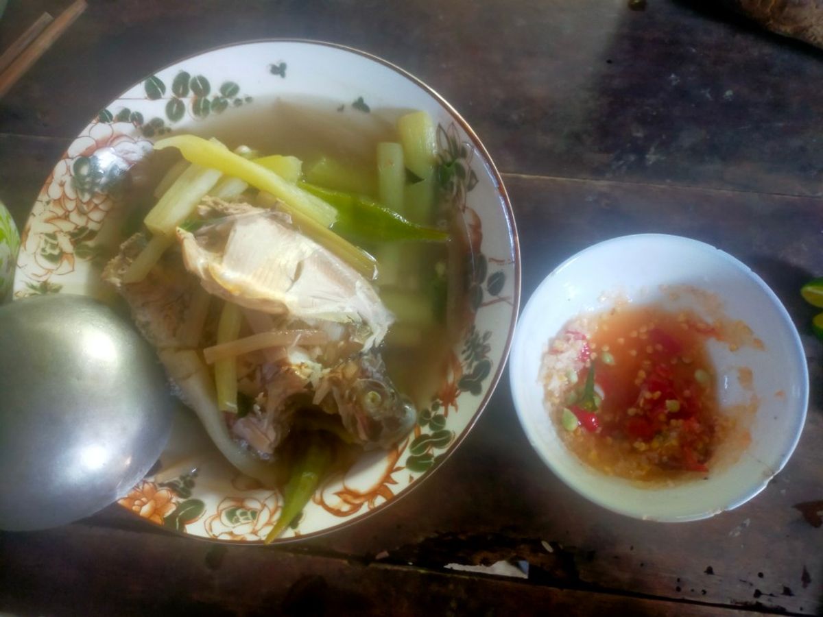 Canh chua cá rô phi