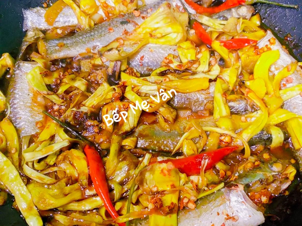 Cá Đối Kho Xơ Mít