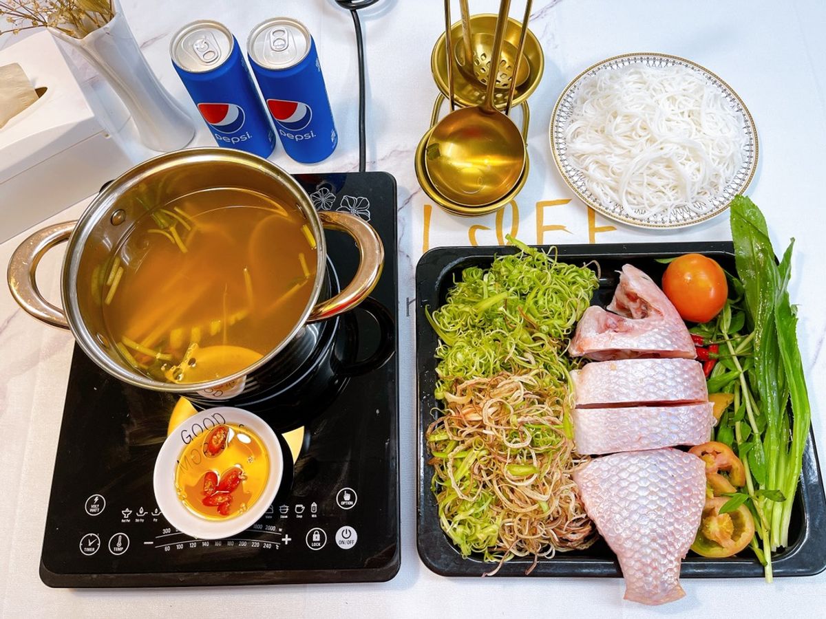 Lẩu cá điêu hồng
