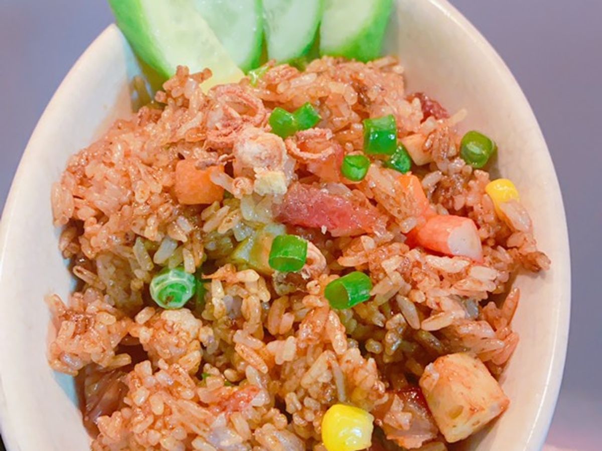 Cơm chiên rau củ thập cẩm
