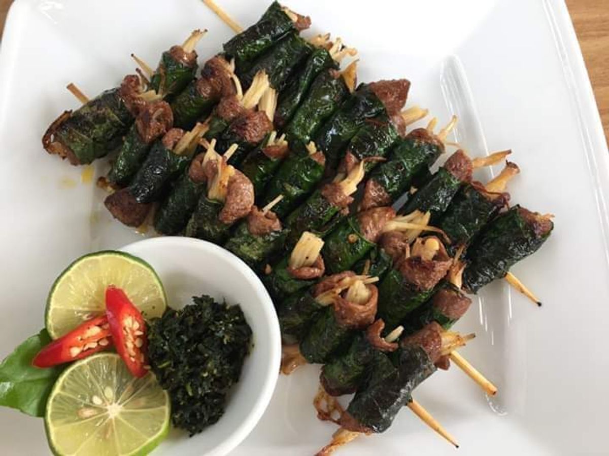 Bò nướng lá lốt