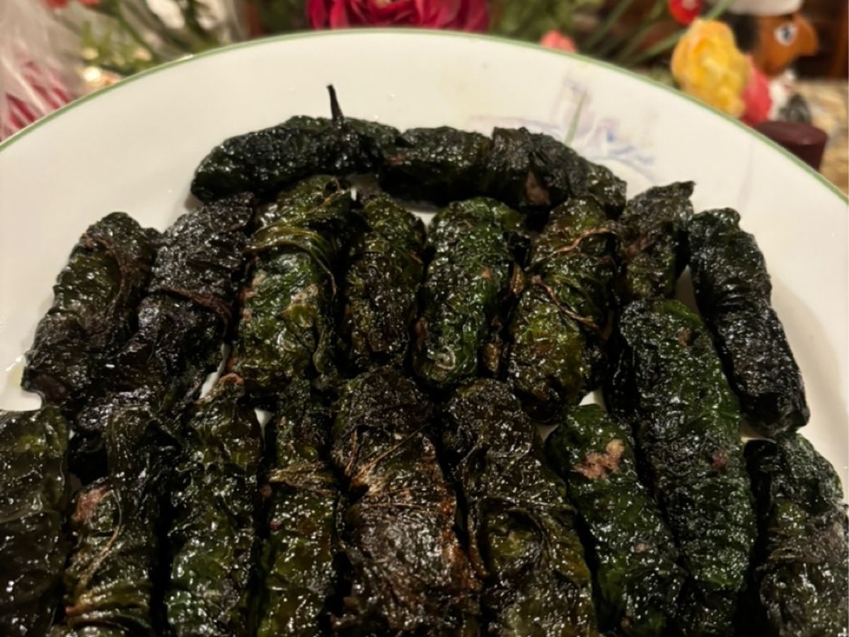 Bò cuộn lá lốt